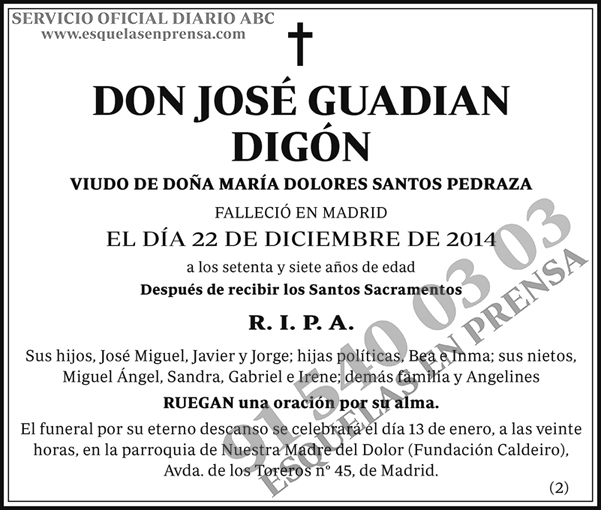 José Guadian Digón